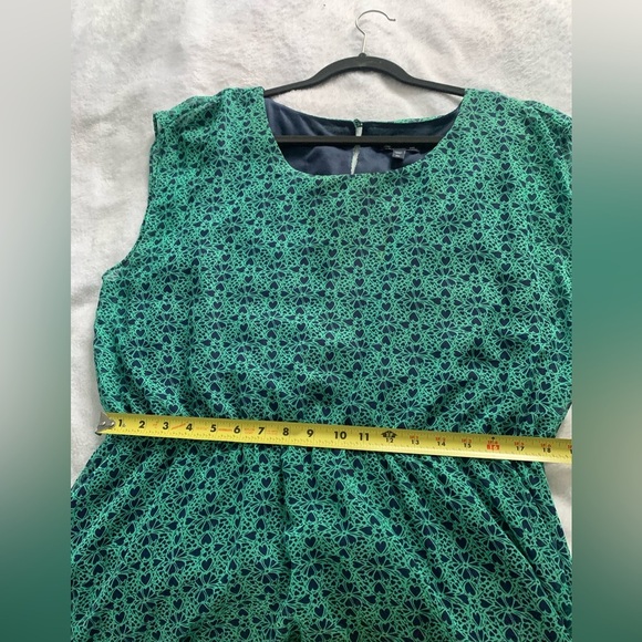 GAP Green and Navy Heart Dress XXL - Picture 7 of 15